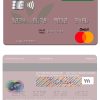 Fillable Morocco Crédit Agricole du Maroc bank mastercard Templates | Layer-Based PSD