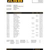 New Zealand ASB Bank statement easy to fill template in Excel and PDF format