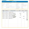 Pakistan JS bank e-statement, Word and PDF template, 3 pages