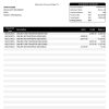 Philippines Unionbank bank statement template in Excel and PDF format
