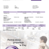 Poland Play utility bill template in Word and PDF format, fully editable