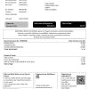 Portugal MEO utility bill template in Word and PDF format, fully editable