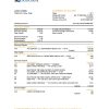Qatar Doha bank statement, Excel and PDF template
