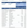 United Kingdom Royal Bank of Scotland (RBS) bank statement, Word and PDF template