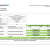 Romania Garanti BBVA bank proof of address statement template in Word and PDF format
