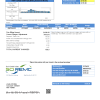 USA Indiana SCI REMC utility bill template in Word and PDF format