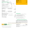 USA Maryland SMECO utility bill template in Word and PDF format