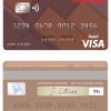 Fillable Saint Lucia Scotiabank visa debit credit card Templates | Layer-Based PSD