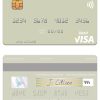 Fillable Senegal Ecobank Sénégal visa debit card Templates | Layer-Based PSD