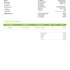 High-Quality Canada Shopify tax Invoice Template PDF | Fully Editable