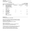 Singapore DBS Bank statement template in Excel and PDF format (2 pages)