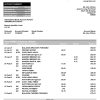 Singapore HSBC bank statement template in Word and PDF format