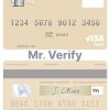 Fillable Slovenia Factor Banka visa debit card Templates | Layer-Based PSD
