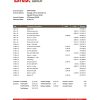 South Korea BNK bank statement easy to fill template in Excel and PDF format