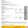 Spain gasNatural fenosa utility bill template in Word and PDF format