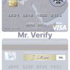 Fillable Sudan El Nilein Bank visa debit card Templates | Layer-Based PSD