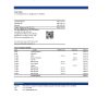 Thailand Bangkok bank statement, Excel and PDF template