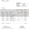 Turkey HSBC bank statement template in .doc and .pdf format