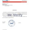 UAE FAB bank account balance reference letter template in Word and PDF format