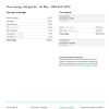 United Kingdom Ovo Energy electricity bill, Word and PDF template
