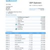 United Kingdom Revolut bank statement template in Word and PDF format (3 pages)