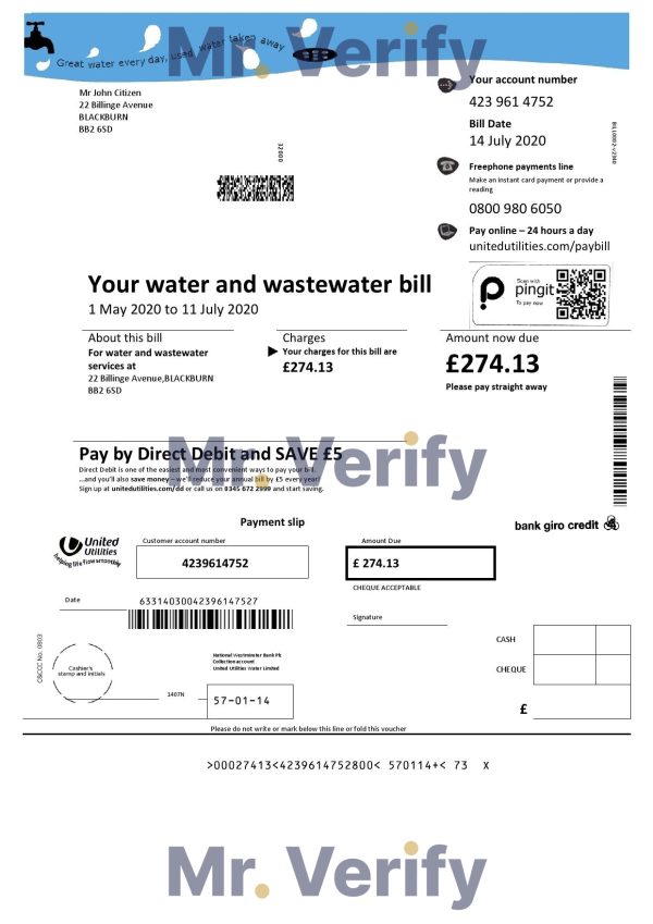 UK United Utilities bill 600x849 - Cart