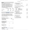 USA Texas AT&T telecommunications utility bill template in Word and PDF format (2 pages)
