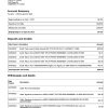 USA Austin bank statement, Word and PDF template, 2 pages