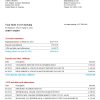 USA Bank of America bank statement template in Word and PDF format, version 4