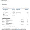 USA Bluebird bank statement Word and PDF template