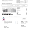 USA Arizona Chandler Utilities bill template in Word and PDF format