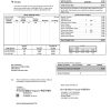 USA Ohio City of Columbus utility bill template in Word and PDF format