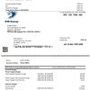 USA DTE Energy utility bill template in Word and PDF format (2 pages)