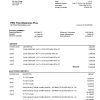 USA Fifth Third Bank statement, Word and PDF template, 2 pages