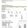 USA Maine Natural Gas Portland utility bill template in Word and PDF format