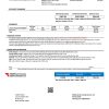 USA Iowa MidAmerican Energy Services utility bill template in Word and PDF format