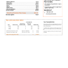 USA New York PSEG utility bill, Word and PDF template, 5 pages