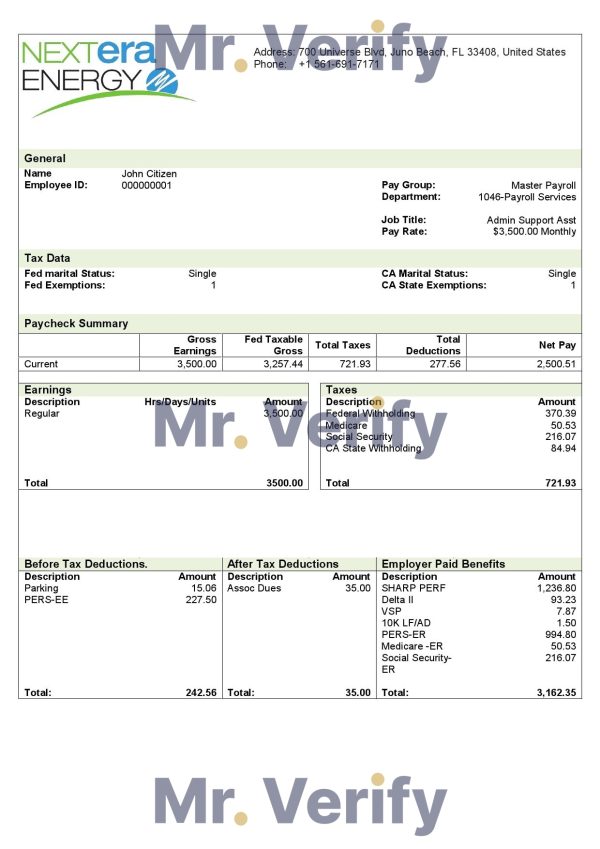 Albania Albanian Power Corporation utility bill template in Word and PDF format
