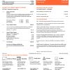 USA New Jersey PSEG electricity utility bill template in Word and PDF format, 2 pages