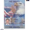 Fake USA Passport PSD Template Free Download