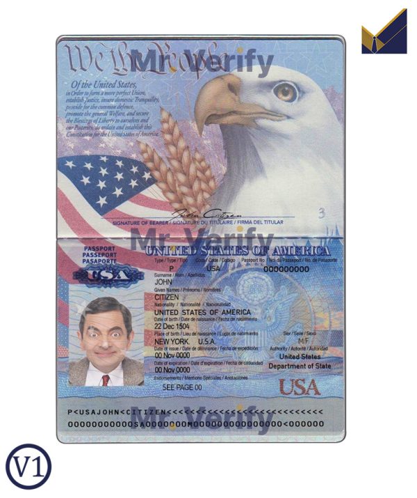 USA-Passport-Template