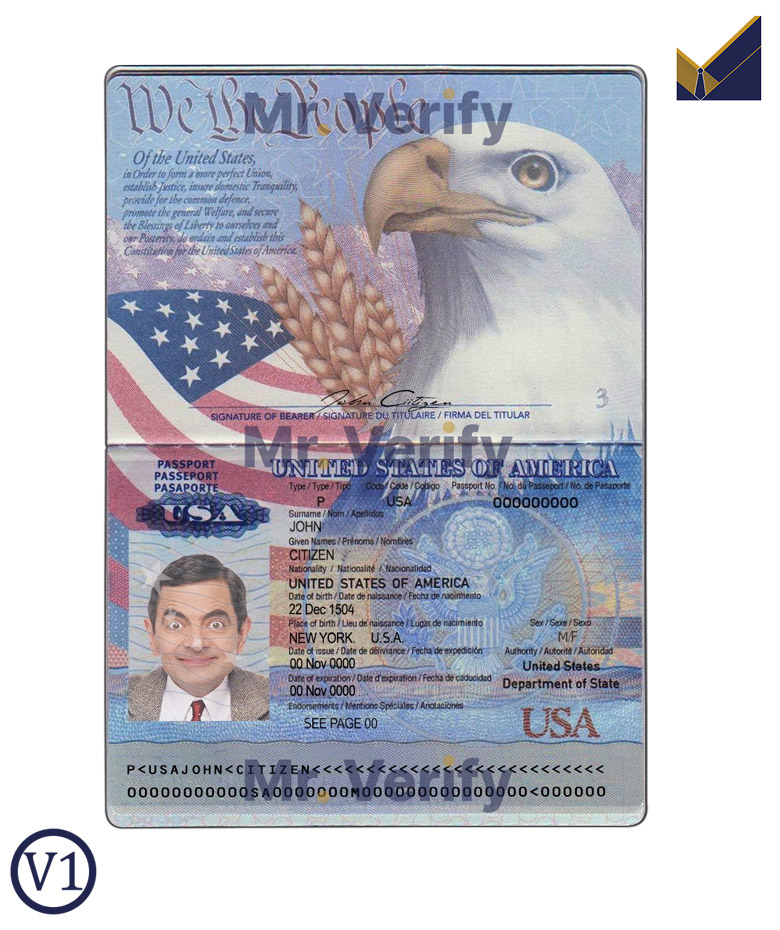 USA-Passport-Template