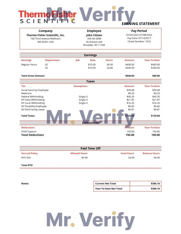 Australia Shield Geo consulting company pay stub Word and PDF template
