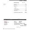 USA Verizon invoice template in Word and PDF format, fully editable