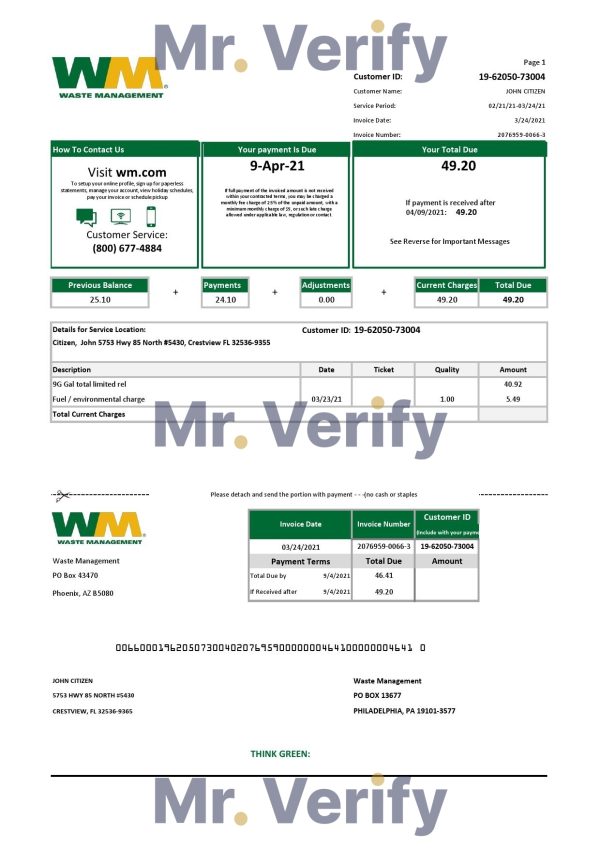 Kuwait Burgan Bank statement template in Word and PDF format