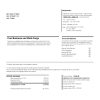 USA Wells Fargo Bank Simple Business Checking bank statement, Word and PDF template, 4 pages