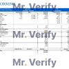 USA manufacturing company employee sheet template in Word and PDF format
