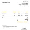 USA Avenue Constructions invoice template in Word and PDF format, fully editable