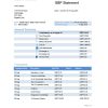 United Kingdom Revolut Bank statement easy to fill template in Excel and PDF format (3 pages)