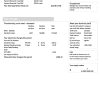 United Kingdom SSE Energy utility bill, Word and PDF template, 4 pages